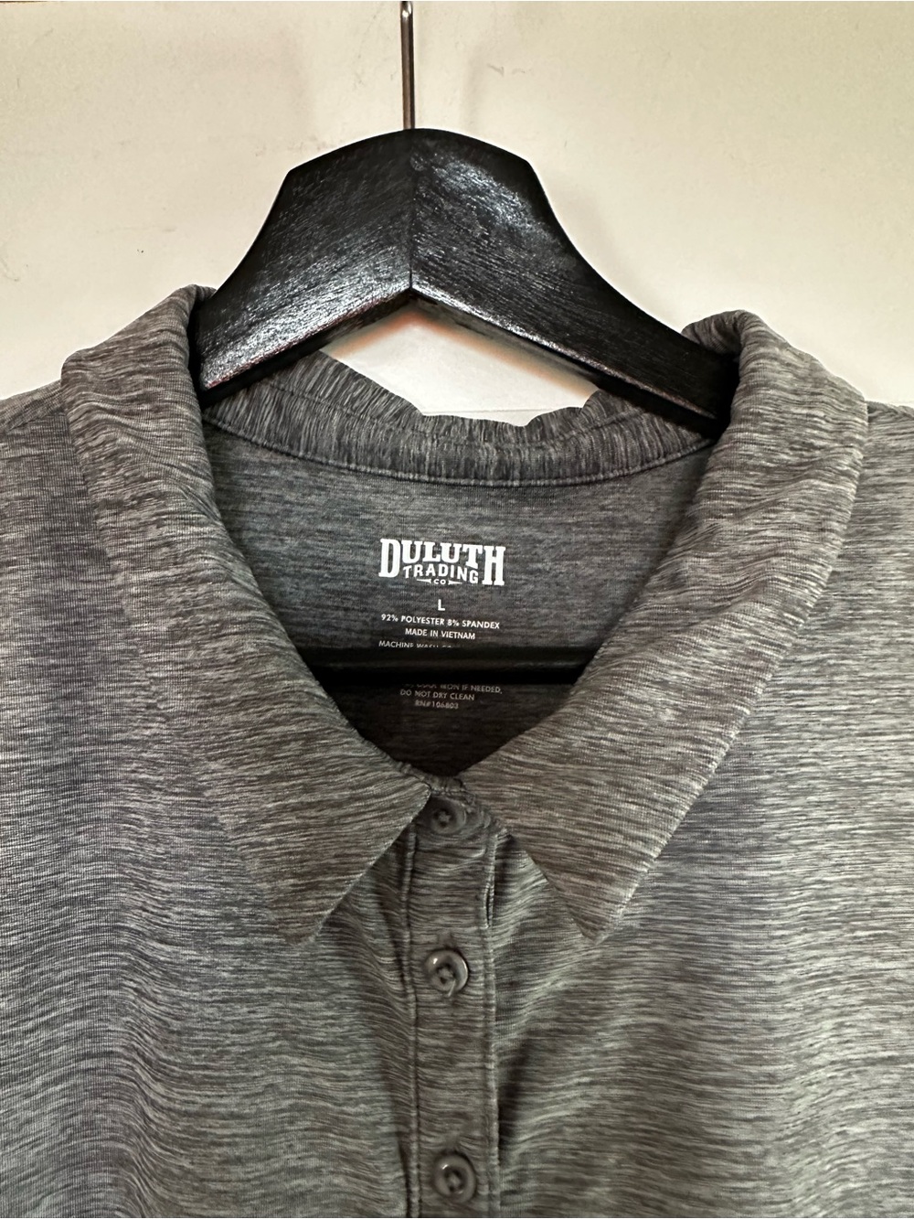 Duluth Trading Co Gray Sleeveless Polo Tank Top - Picture 2 of 4